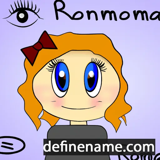 cartoon of the name Ramona