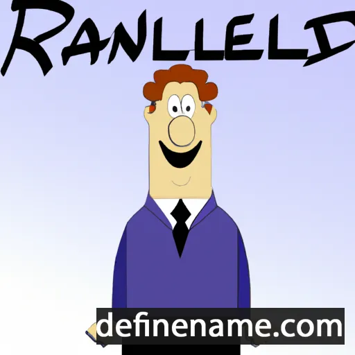 cartoon of the name Randell