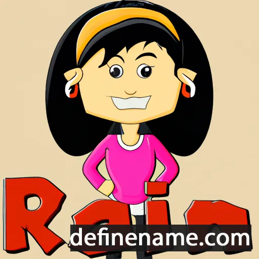 cartoon of the name Rani