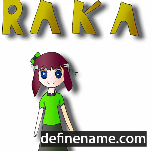 cartoon of the name Ranka