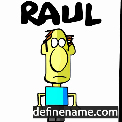 cartoon of the name Raoul