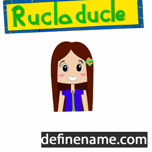 cartoon of the name Raquel