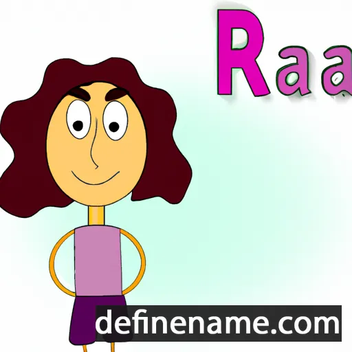 cartoon of the name Rasa