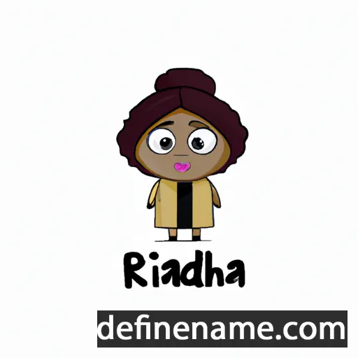 cartoon of the name Rashida