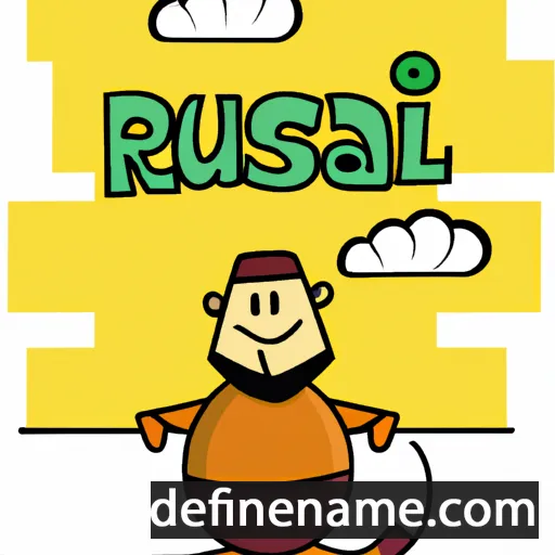 cartoon of the name Rasul