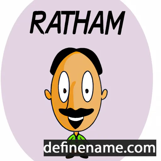 cartoon of the name Ratnam