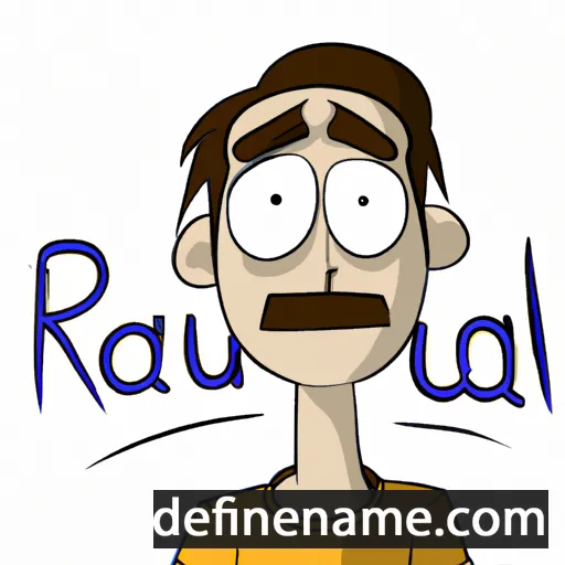 cartoon of the name Raúl