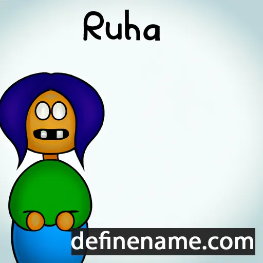 cartoon of the name Rauha