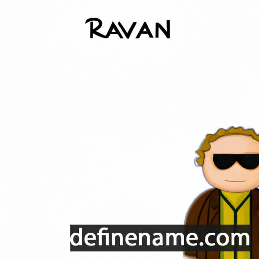 cartoon of the name Ravenna