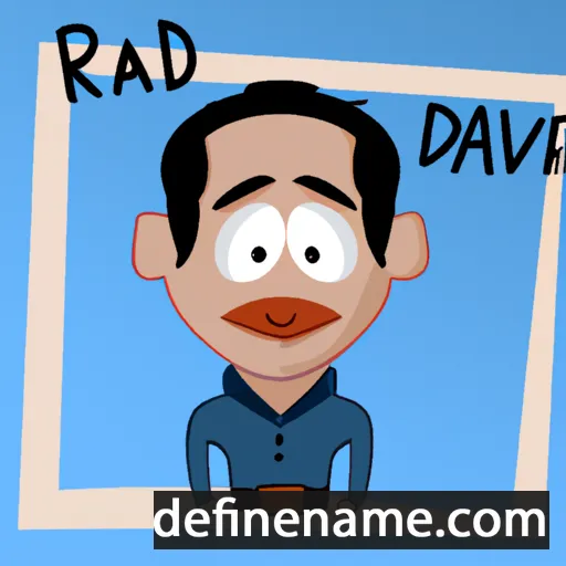 cartoon of the name Ravid