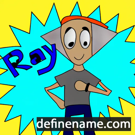 cartoon of the name Ray