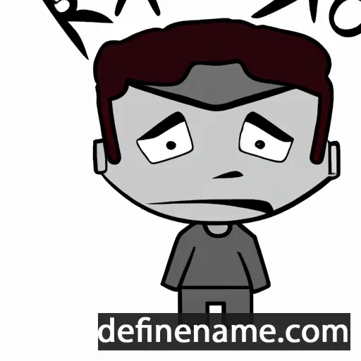 cartoon of the name Rayko