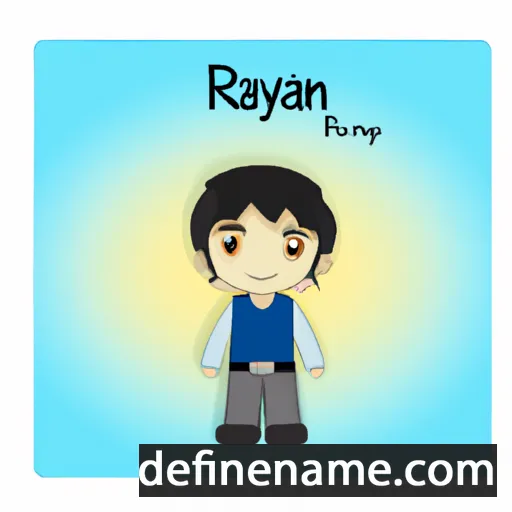 Rayyan cartoon