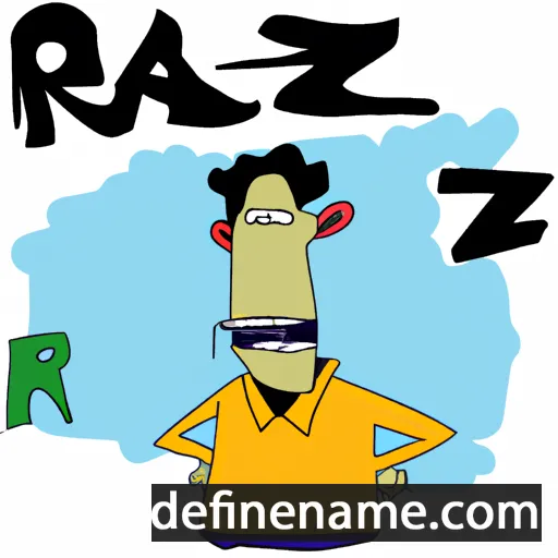 cartoon of the name Raz