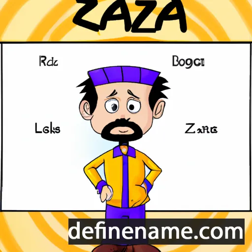 cartoon of the name Raza