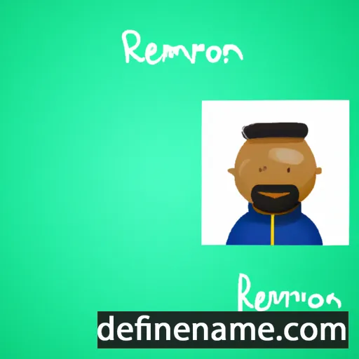 cartoon of the name Réamonn