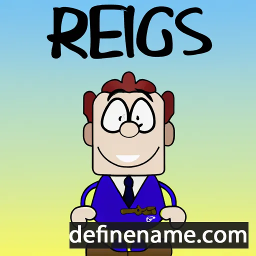 cartoon of the name Régis