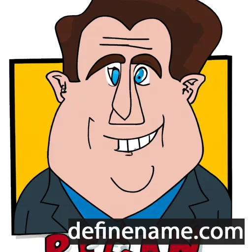 cartoon of the name Reagan