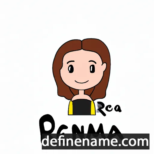 cartoon of the name Reanna