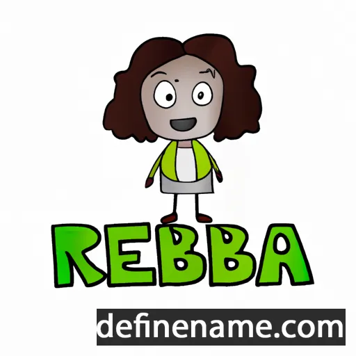 cartoon of the name Reba