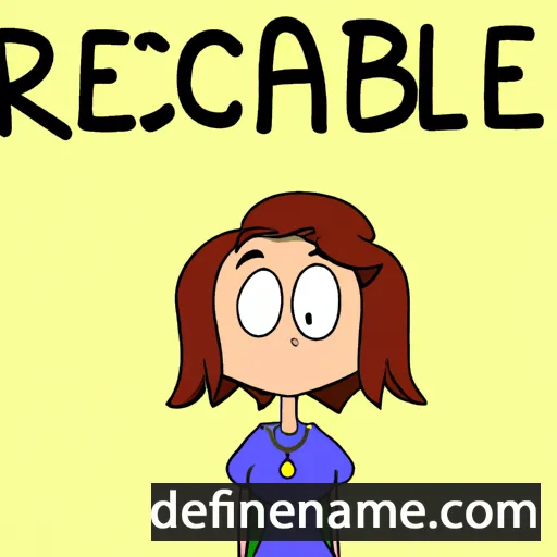 Rebeccanne cartoon