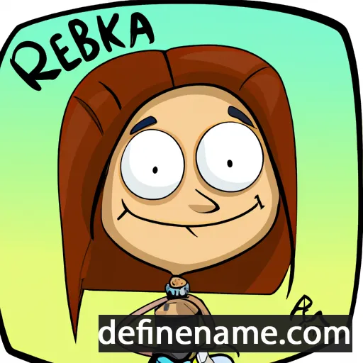 cartoon of the name Rebeka