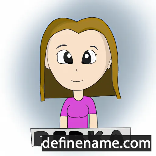 cartoon of the name Rebekka