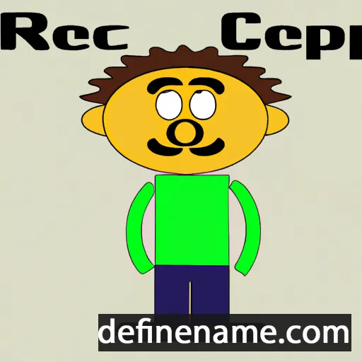 cartoon of the name Recep