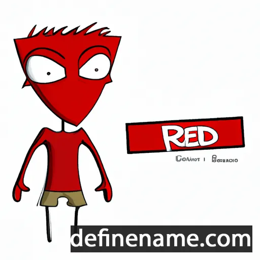 cartoon of the name Redd