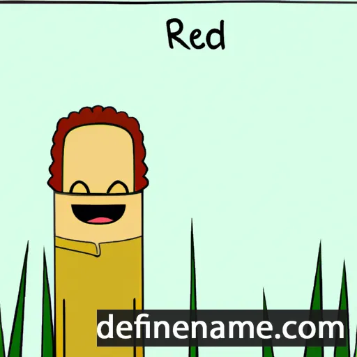 cartoon of the name Reed