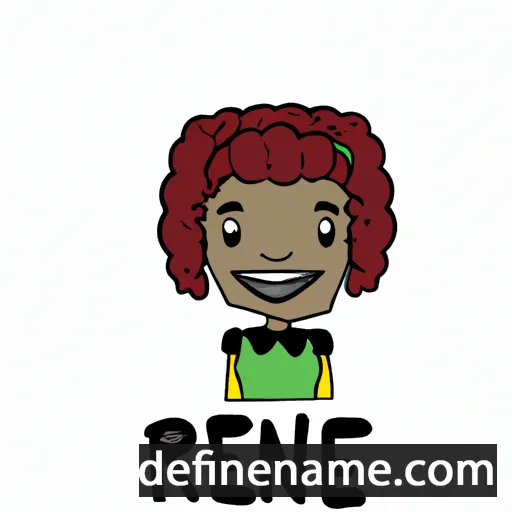 cartoon of the name Reene