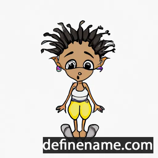 cartoon of the name Refilwe