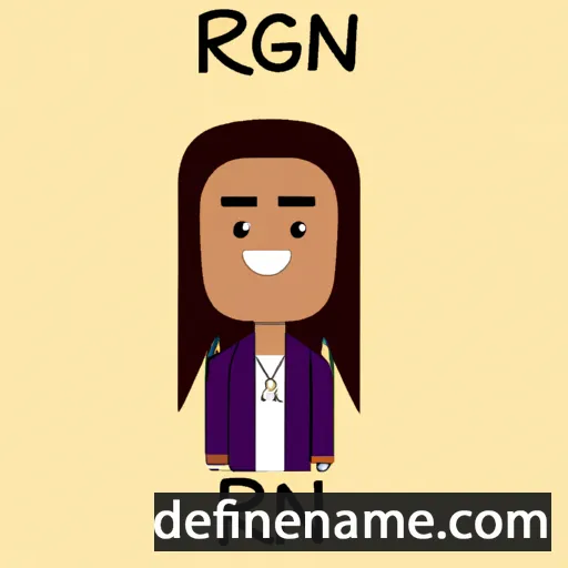 cartoon of the name Reign