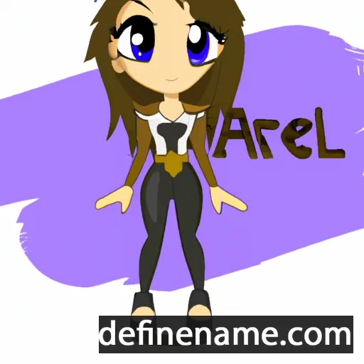 cartoon of the name 'Ari'el