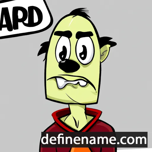 cartoon of the name Árpád