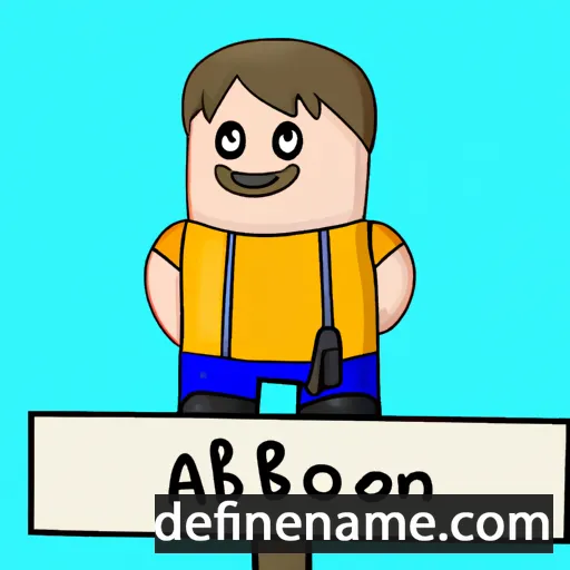 cartoon of the name Ásbjörn