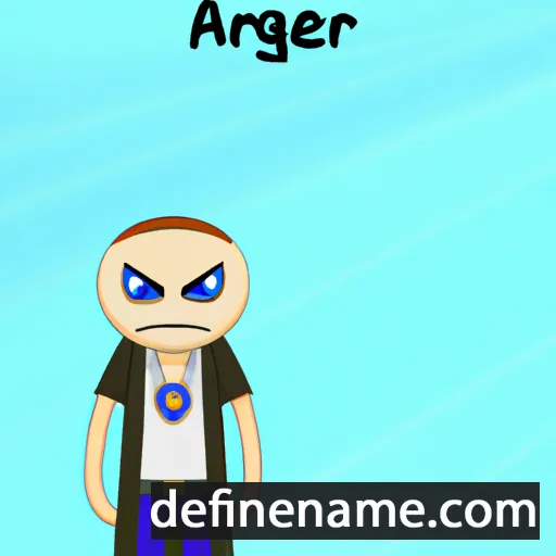 cartoon of the name Ásgeirr