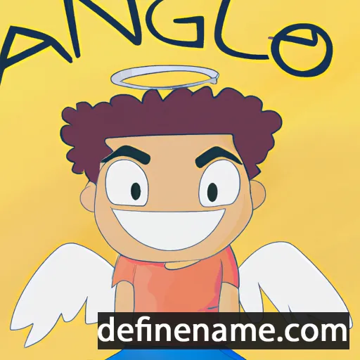 cartoon of the name Ângelo