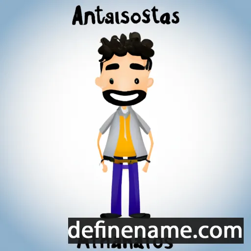 cartoon of the name Anastasios