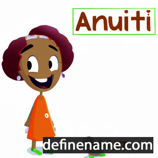 cartoon of the name Anatu