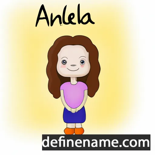 Anđela cartoon