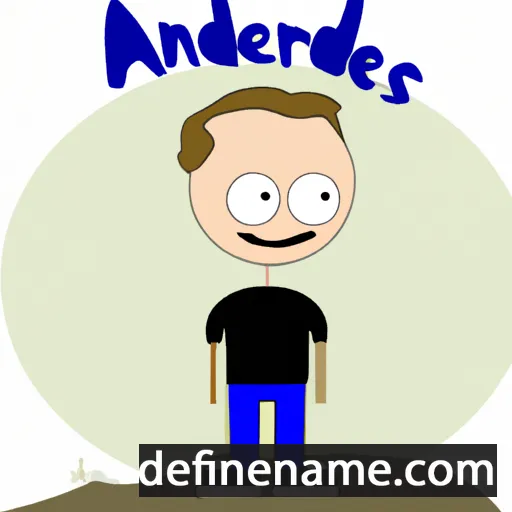 cartoon of the name Anders