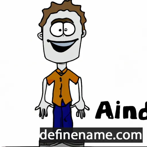 cartoon of the name Andi