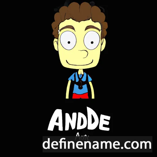 cartoon of the name Andre