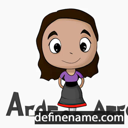 Andréa cartoon