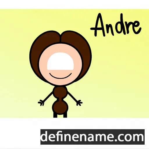 cartoon of the name Andrée