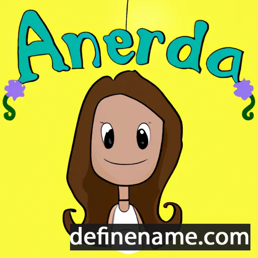 Andréia cartoon