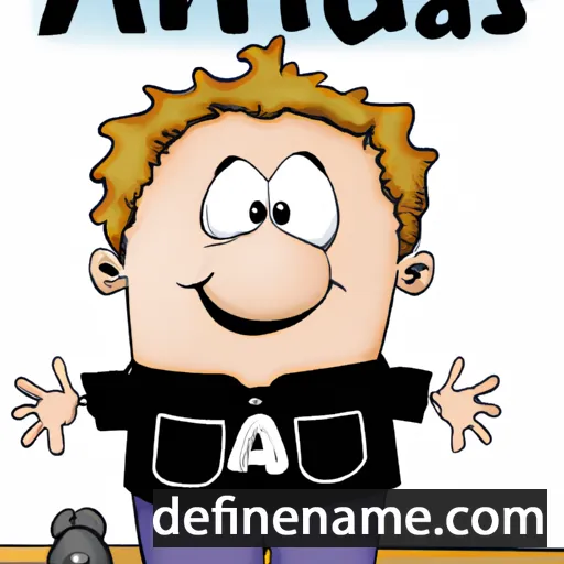 cartoon of the name Andreas