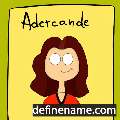 Andreea cartoon