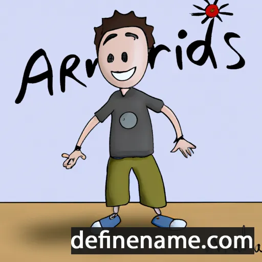 cartoon of the name Andreu